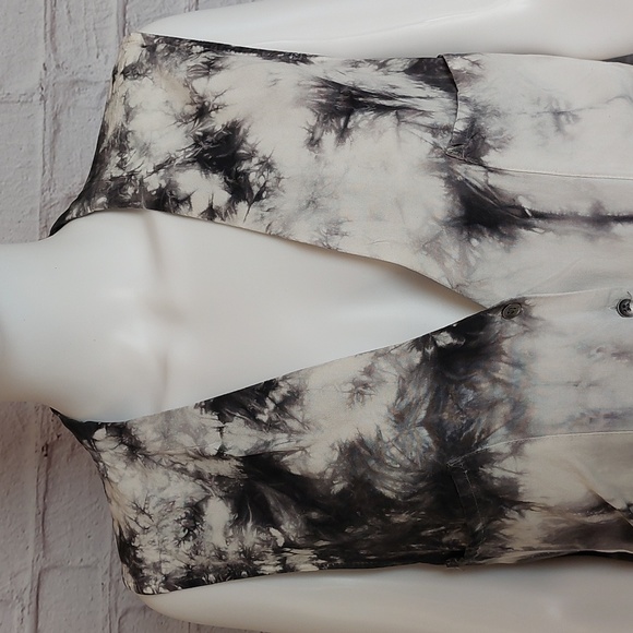 Rock & Republic Acid Wash Tie Dye Sleeveless Top XXL - Picture 2 of 6